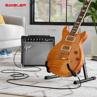 Câble de guitare électrique coaxial 4N OFC en cuivre pur, faible bruit, gaine flexible, 1/4 HIFI, rouleau de 100m
