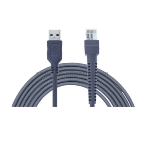 Câble flexible d'USB de scanner de code barres d'OEM au costume de CBA-U01-S07ZAR de RJ50 RJ45 pour le symbole <span class=keywords><strong>LS1203</strong></span> LS4208 LS2208 2208AP etc. - Product Image 2