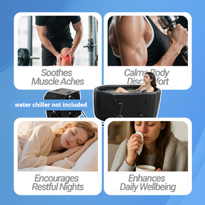 ZT Bañera de Hielo Inflable de Alta Calidad con Enfriador, Venta al por Mayor, Recipiente de Recuperación, Bañera Fría Portátil Ovalada de PVC para Inmersión en Hielo - Product Image 6