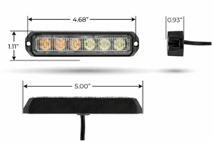 Brand new spot goods led warning strobe light ZHENG <b>YUE</b> Z5659 multi-function LED grille light - Product Image 2