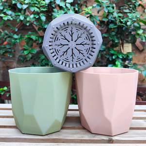 Mini maceta de plástico grueso de colores para el hogar, macetas decorativas para jardín y vivero para plantas <span class=keywords><strong>suculentas</strong></span> - Product Image 6