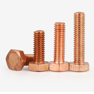 Pernos de cobre hexagonales t2, pernos din933 <span class=keywords><strong>din931</strong></span>, m4, m6, m8, m10 - Product Image 2