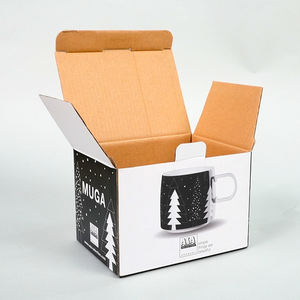 Boîtes d'expédition en carton ondulé <span class=keywords><strong>rigide</strong></span> pour tasses en céramique et verre, personnalisées et imprimées à bas prix - Product Image 3