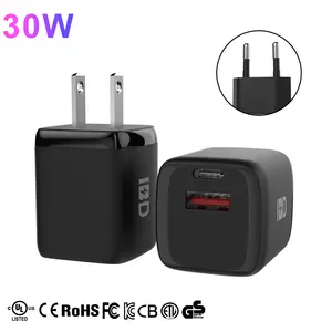 Mini teléfono móvil Universal 30 W Pd33w Single Usb Tipo C 30 W PD 33W 35W 36W 38W Adaptador de cargador de pared para iPhone