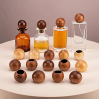 Bouchon en bois rond pour flacon de parfum, bouchon en bois pour diffuseur d'arômes, bouchon en bois pour flacon de parfum