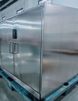 Armoire de rangement électronique à code numérique en acier inoxydable à fixation au sol pour usine alimentaire et atelier propre