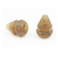 Kit d'équipement de pêche à la carpe européenne, avec perles de camouflage marron, pour la pêche en mer et la pêche au lancer, et petits accessoires