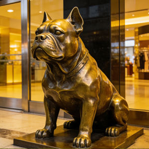 Escultura <span class=keywords><strong>de</strong></span> Perro <span class=keywords><strong>de</strong></span> Tamaño Real Personalizada, Abstracta, para Exteriores, <span class=keywords><strong>de</strong></span> Metal, Bronce, Latón, Gran Dano, <span class=keywords><strong>Labrador</strong></span>, Akita, Arte Escultórico - Product Image 5