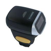 Jepower CR40 Mini lecteur de codes-barres sans fil 1D 2D Interface USB Type de bague en stock