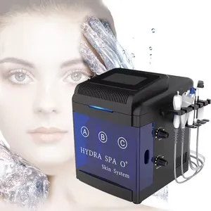 Hudrafacial mesin dermabrasi wajah 8 in 1, mesin kecantikan hydra Pembersih wajah mesin hidro ultrasound peeling