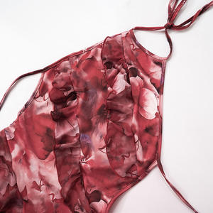 Groothandel Zomer Trendy Prom Fashion Mouwloze Digitale Print Damesjurken - Product Image 6