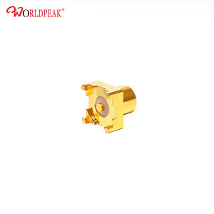 Connecteur coaxial RF plaqué or SMP prise mâle droite 6.2mm pour <span class=keywords><strong>trompette</strong></span> PCB avec test de pulvérisation de sel de 48 heures - Product Image 4