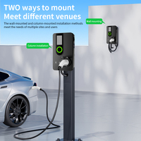 OLINK 7kW 32A Type 2 AC EVSE Nouvelle borne de recharge murale pour véhicules électriques contrôlée par application, niveau 2, Wallbox