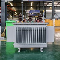 Transformador de Transmisión y Distribución Trifásico de 10 kV 200 kVA, 50 Hz, Dos Bobinadas, Serie S11, Enfriamiento ONAN, Sumergido en Aceite, 10 kV/400 V