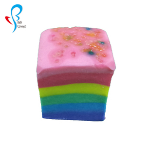 Bombe de bain organique pour enfants, fait à la main, mignonne, en forme de pastèque, barre à bulles, g, OEM - Product Image 5