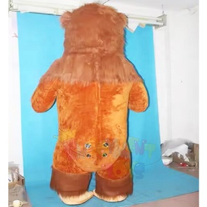 Costume da Gorilla mascotte gonfiabile per adulti Costume da scimmia realistico oggetti di scena di peluche festa di carnevale evento mascotte <span class=keywords><strong>noleggio</strong></span> - Product Image 3