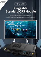 Mini PC JWIPC S084 Intel Tiger Lake-U AX210 WiFi6 à trois écrans, 11e génération, 4,70 GHz, Barebone, intégré, stock Linux, métal, Iris Xe