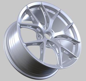 YIMI <span class=keywords><strong>Cris</strong></span> 18 pouces 19 pouces 20 pouces Jantes en alliage à 5 trous Jante de voiture de tourisme couleur argent - Product Image 3