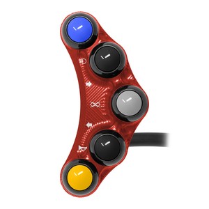 Interruptor de manillar izquierdo para Kawasaki Ninja H2R (rojo) - Product Image 1