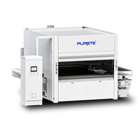 Machine de pulvérisation CNC automatique à mouvement alternatif pour le travail du bois, peinture UV et PU efficaces pour portes en bois