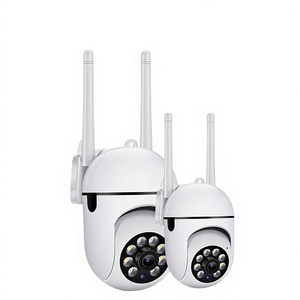 A7 バルブ型ワイヤレス監視カメラ、パンチルト機能付き 360 度ビュー インターコム インテリジェント HD モニター ストレージなし - Product Image 1