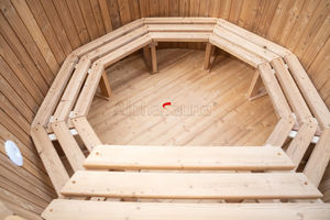 Fmaily Utiliser des bains à remous de massage en bois avec couvercle - Product Image 3