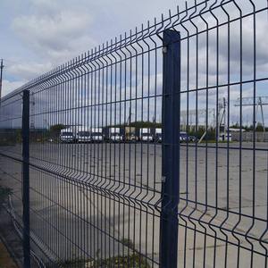 รั้วลวดตาข่ายเชื่อม 3 มิติ พร้อมเสาสี่เหลี่ยม สีเขียว น้ำเงิน น้ำตาลเข้ม มีจำหน่าย ปรับแต่งความสูงและความกว้างได้ - Product Image 2