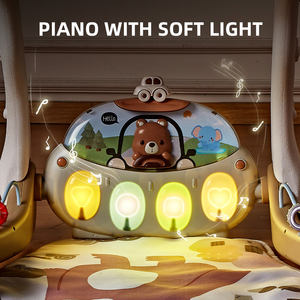 <span class=keywords><strong>3</strong></span> en 1 Baby Walker Convert Baby Activity Gym Mat Múltiples infantil Piano Rack Pedal Niños Juguetes educativos - Product Image 2