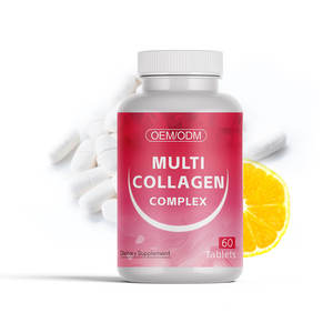 Hochwertige Nahrungs ergänzungs mittel Kollagen Tabletten Vitamin C Tabletten für Haar Haut Nägel Multi Kollagen - Product Image 1