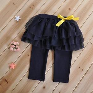 Vêtements pour enfants en gros en ligne : Pantalon décontracté avec nœud en maille pour filles, fabriqué en Chine - Product Image 2