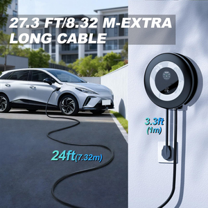 สถานีชาร์จรถยนต์แบบติดผนังอัจฉริยะสำหรับบ้านใหม่ 22kW-43kW Type 2 IP66 กันน้ำ ระบบเฟสเดียว/สามเฟส - Product Image 4