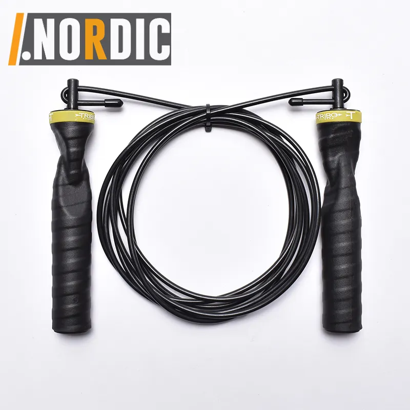 Speed Jump Rope - Blazing Fast Jumping Ropes - Endurance Workout for Boxing, MMA, Martial Arts with Foam Covered Handle