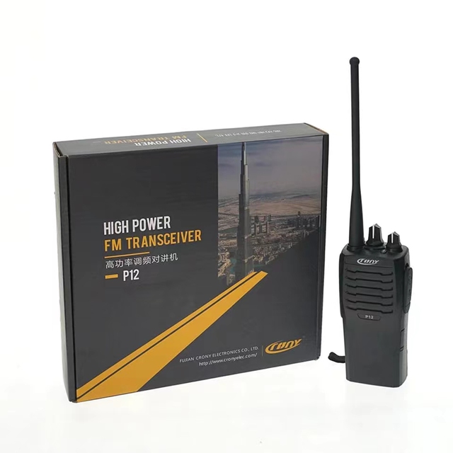 Professional High Power 15km Long Range Two Way Radio 12 Watts Portable Uhf Handheld Walkie Talkie