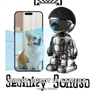 Kamera PTZ Robot Pintar 3MP Kamera IP Wi-Fi dengan Siren Terintegrasi HD Monitor Bayi Kamera Keamanan Rumah - Product Image 2