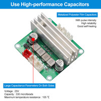 Modul Amplifier Audio Digital Stereo Kelas D TPA3116D2 VIRE DC 12V-24V 2x50W Daya Tinggi DIY Papan Amplifier Audio Rumah