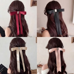Pinces à cheveux en forme de nœud en plastique, style doux, pinces magnétiques pour cheveux, vente en gros en vrac, emballage carton, pour femmes - Product Image 2