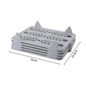 Tembel katlanır giysi kurulu dressbook çok fonksiyonlu ambalaj plakası bez kazak depolama paralel panelleri katlanır giysi gadget - Product Image 4