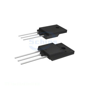 Diode Arrays Electronic Components Manufacturer STTH30AC06CPF TO-3PF Authorized Distributor DIODE ARRAY GP 600V 15A TO-3PF - Product Image 1