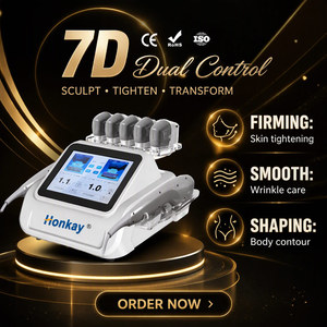 Appareil de lifting 7D à double commande, anti-âge, affinant les pores, raffermissant la peau, 7 cartouches, machine de raffermissement cutané, soin du cou - Product Image 1