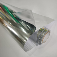 Rouleaux de vinyle holographique en PET pour impression de vinyle adhésif couleur or/argent