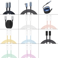 Câble de données magnétique tressé en alliage d'aluminium Type-C à charge rapide avec PD240W pour téléphones mobiles