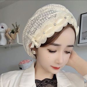 YASEEN Women's Islamic <b>Hijab</b> Turban Acrylic Lace Floral Digital Print Breathable Needle Detection Middle East Pakistan Four - Product Image 1