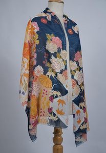 Soft Lightweight Silk Modal Digital Print Scarf for Women Premium Designer Stole Luxury Fashion <b>Wrap</b> <b>Shawl</b> Elegant Accessories - Product Image 2