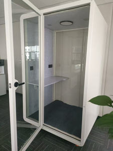 Nouvelle conception de cabine acoustique insonorisée modulaire mobile professionnelle pour le travail et les réunions, idéale pour le bureau à domicile - Product Image 6