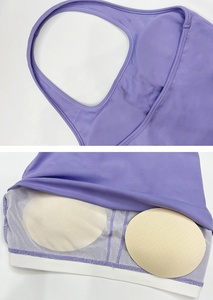 Haut de sport personnalisé pour femme, débardeur athlétique, soutien-gorge de sport long à bretelles, rembourré, séchage rapide, haut de yoga, débardeur de yoga, gilet de sport - Product Image 3