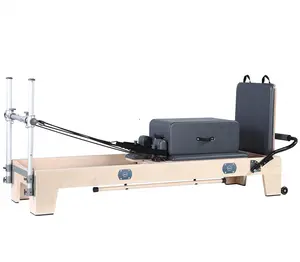 Pilates Apparatuur Thuisgebruik Gym Machine Yoga Custom Aangepaste Pilates Reformer Hout Reformer Elina Pilates Reformer