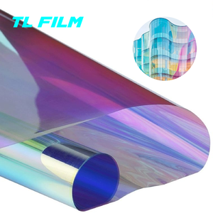 Película para Ventanas de PET con Visión Unidireccional, 90% de Aislamiento Térmico, Sin Decoloración, Fácil Instalación, Plateada Reflectante, para Exteriores, Protección UV - Product Image 1