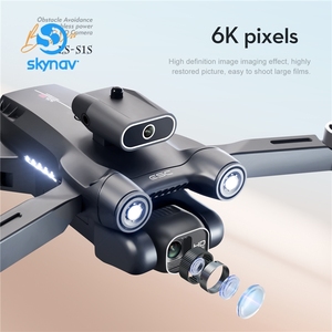 <span class=keywords><strong>Drone</strong></span> RC pliable S1S Combo 2023 <span class=keywords><strong>LSRC</strong></span> S1S <span class=keywords><strong>Mini</strong></span> 4K HD avec double caméra ESC, flux optique et évitement d'obstacles - Product Image 2
