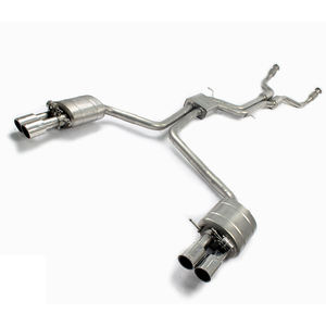 Tubo de <span class=keywords><strong>Escape</strong></span> JYD para <span class=keywords><strong>Audi</strong></span> S4/<span class=keywords><strong>S5</strong></span> B8 B8.5 3.0T 2013-2019, Silenciador con Cuatro Salidas, Sistema de <span class=keywords><strong>Escape</strong></span> Catback de Acero Inoxidable, Tubo de <span class=keywords><strong>Escape</strong></span> Recto - Product Image 3