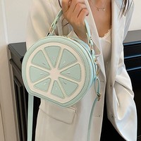 Creatieve Crossbody Tas Met Eigenzinnige Fruitserie Rits Sluiting Handig Voor College Dagelijks Gebruik
